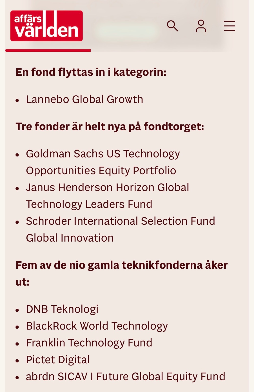 Stor förändring i fondtorget